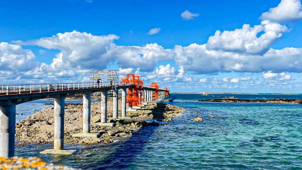Réhabilitation de l'estacade de Roscoff 