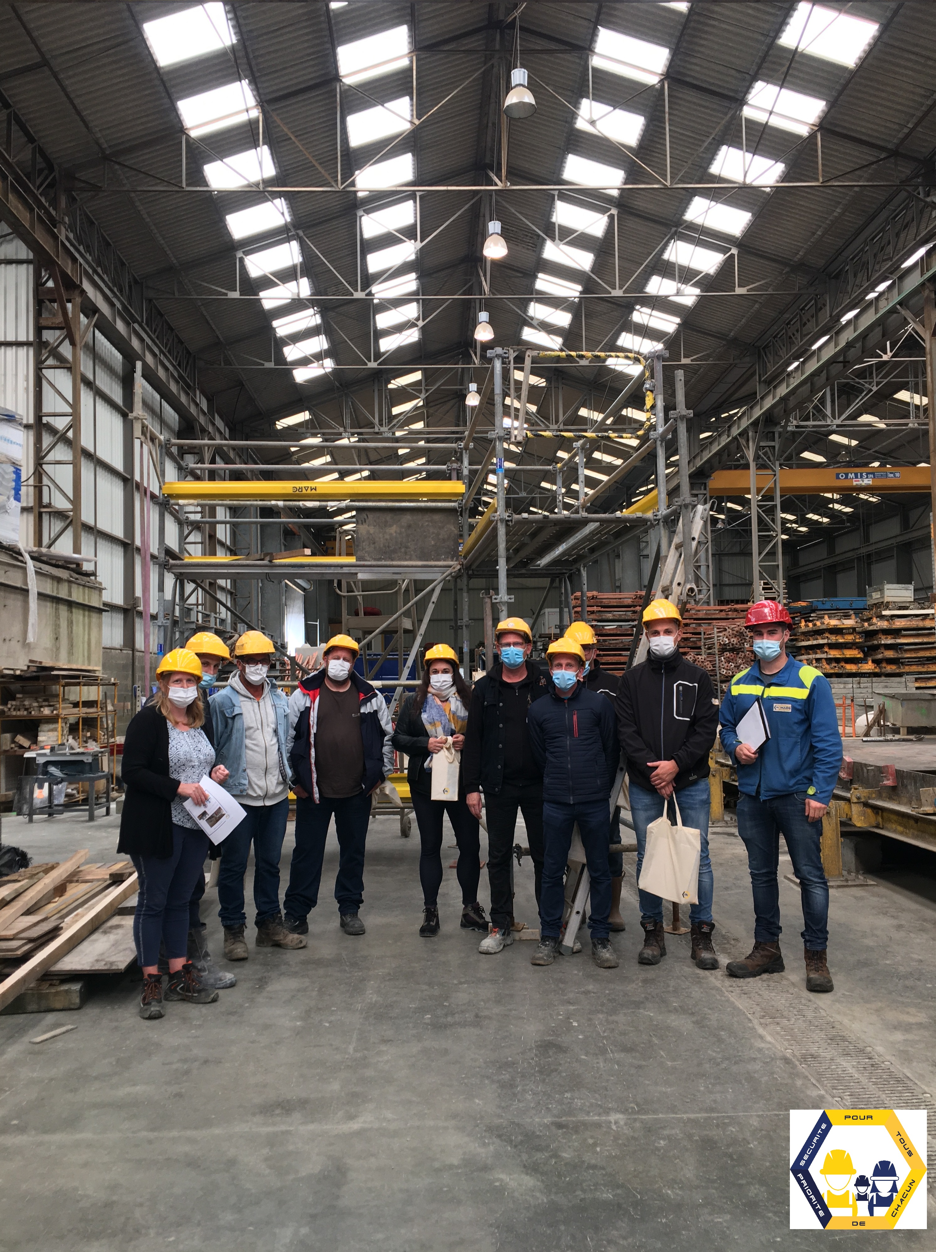 Après-midi prévention au secteur Ile Longue MARC SA Brest 