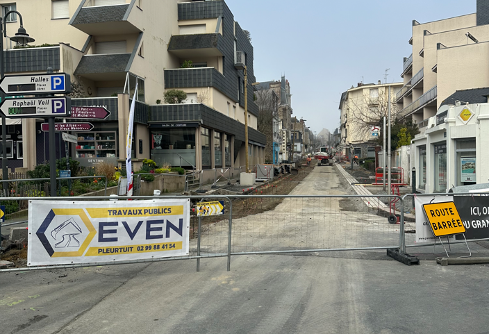 Aménagement urbain Avenue Édouard VII à Dinard