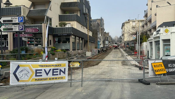 Aménagement urbain Avenue Édouard VII à Dinard
