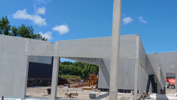 Construction du Pôle petite enfance de la Hague (50).