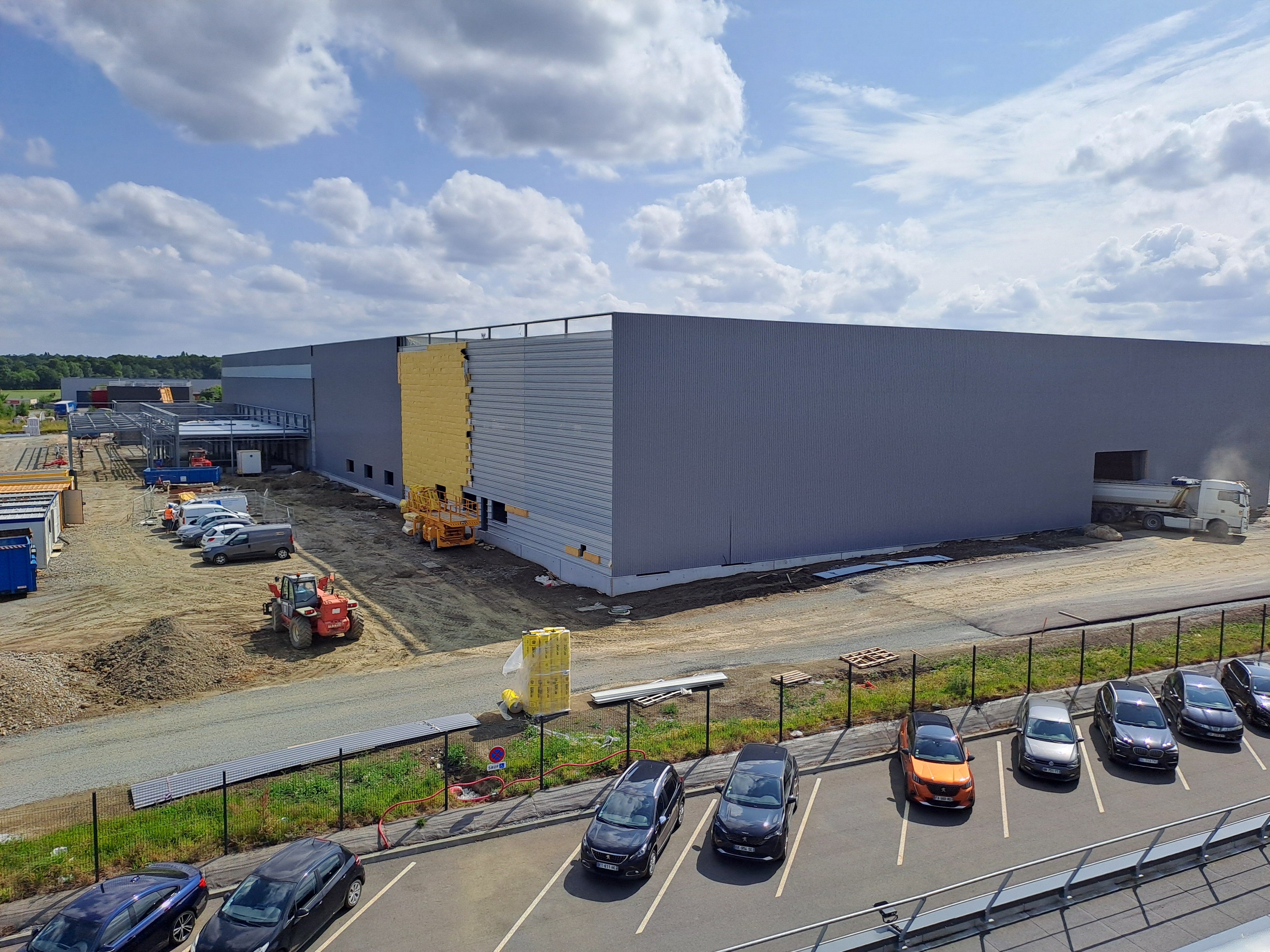 Construction des futurs locaux EML