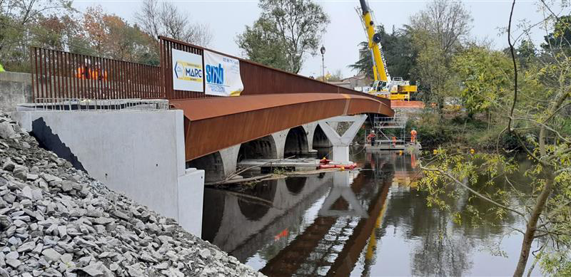 Création d'une passerelle piétonne et cyclable reliant Gétigné à Cugand.